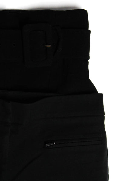 Club Monaco Women's Flat Front Skinny Dress Pant Black Size 0 Lot 2
