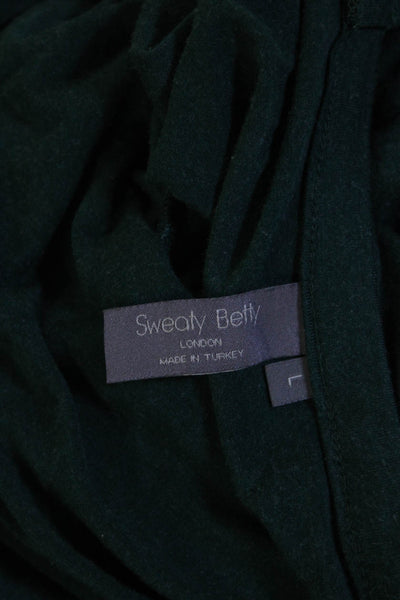 Sweaty Betty Womens Sleeveless Scoop Neck Straight Leg Jumpsuit Green Size Large