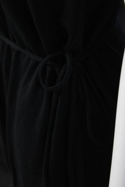 Lanston Womens Sleeveless V-Neck Slip-On A-Line Maxi Tank Dress Black Size S