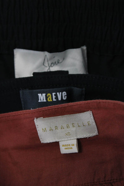 Joie Marabelle Maeve Womens Casual Shorts Skirt Black Orange Size XS 4 Lot 3