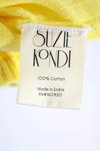 Suzie Kondi  Gauze Kids Harem Jumpsuit Ss21-1 Vibrant Yellow Size 6