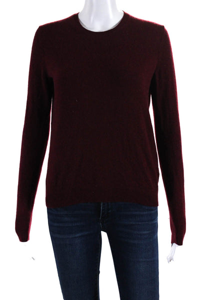 Everlane Women's Cashmere Long Sleeve Pullover Sweater Red Size S