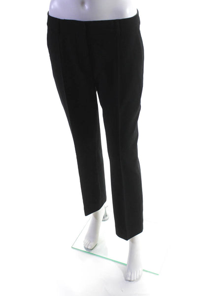 Sportmax Women's Flat Front Straight Leg Dress Pant Black Size 10