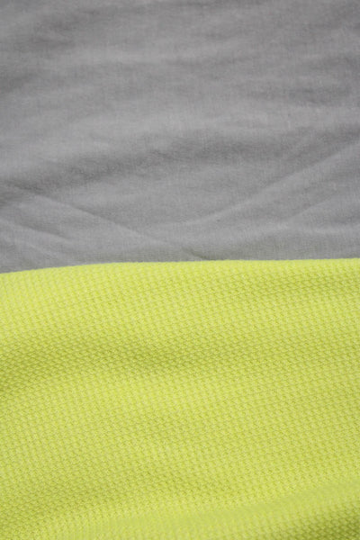 Project Social T Double Zero Womens Knit Tee Shirts Yellow Small Medium Lot 2