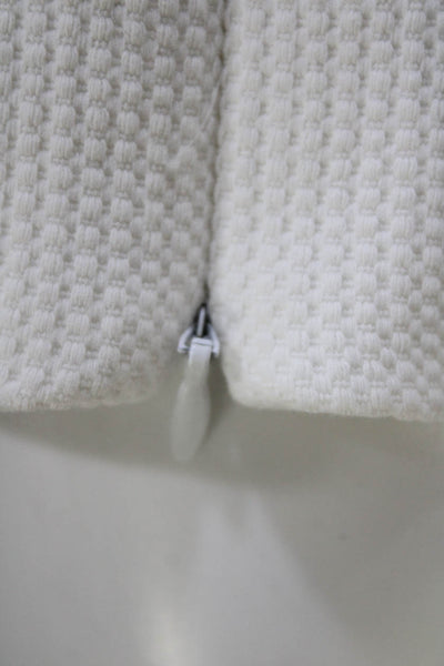 Intermix Womens High Waist Pencil Skirt White Cotton Size Small