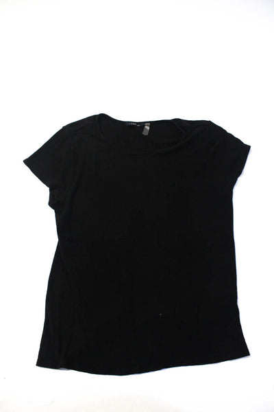 J Crew Women's V-Neck Short Sleeves T-Shirt Gray Black Size XL Lot 3