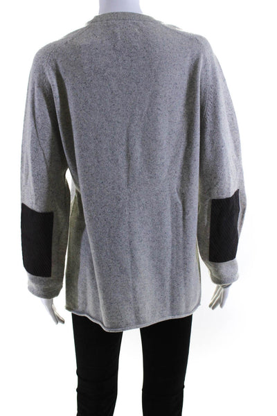 Billy Reid Men's Crewneck Long Sleeves Sweater Gray Size L