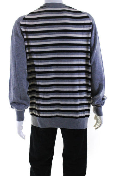 Mr Turk Men's Crewneck Long Sleeves Pullover Sweater Gray Size XL