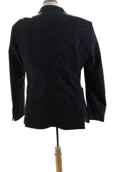 Billy Reid Men's Long Sleeves Lined Two Button Jacket Black Size 44