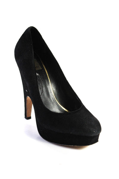 Dolce Vita Womens Round Toe Asymmetrical Stiletto Heels Pumps Black Size 8
