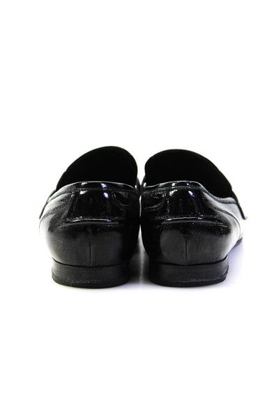 Rag & Bone Women's Round Toe Embellish Loafers Shoe Black Size 8.5