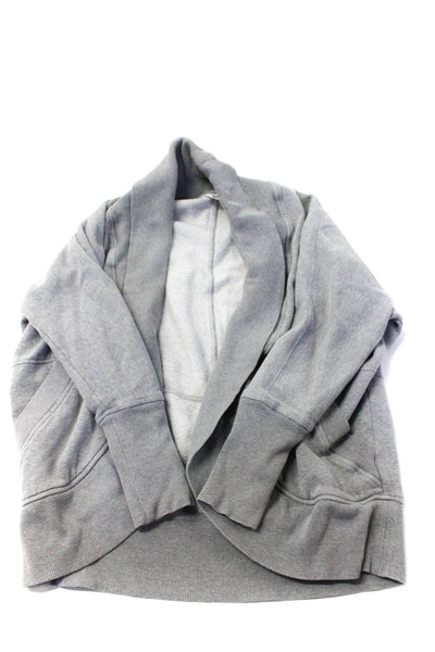 Woolrich Womens Corduroy Snap Closure Jacket Cardigan White Gray Size L XL Lot 2
