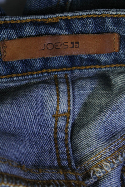 Joes Jeans Womens High Rise Billie Boyfriend Slim Ankle Jeans Blue Denim Size 32