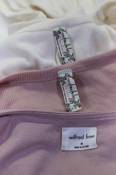 Intimately Free People Wilfred Free Womens Pullover Tops Pink Size M Lot 3