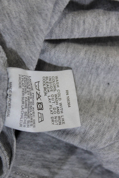 Kule Women's Cotton Short Sleeve Graphic T-shirt Gray Size XL