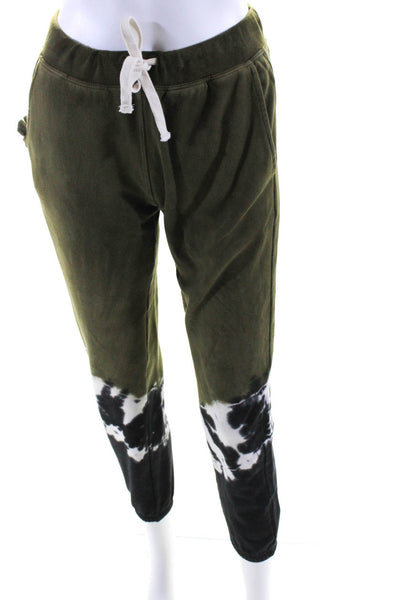 Electric & Rose Womens Tie Dye Drawstring Waist Sweatpants Pants Green Size XS