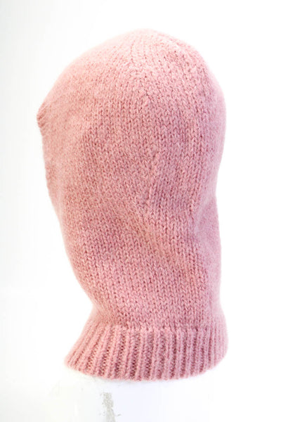 & Other Stories J Crew Womens Knit Balaclava Hat Scarf Light Pink Size OS Lot 2