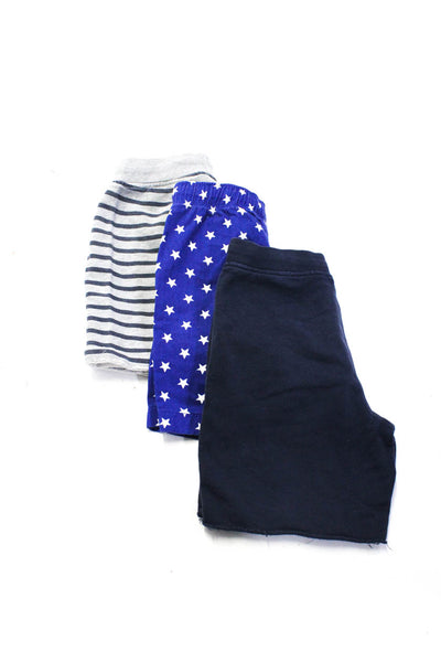 Crewcuts Boys Striped Graphic Drawstring Athletic Shorts Blue Size 8 Lot 3