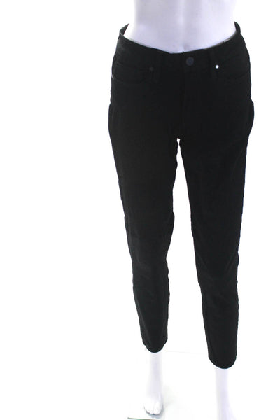 Paige Womens Zipper Fly High Rise Hoxton Ultra Skinny Jeans Black Size 29