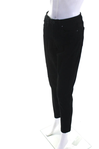 Paige Womens Zipper Fly High Rise Hoxton Ultra Skinny Jeans Black Size 29