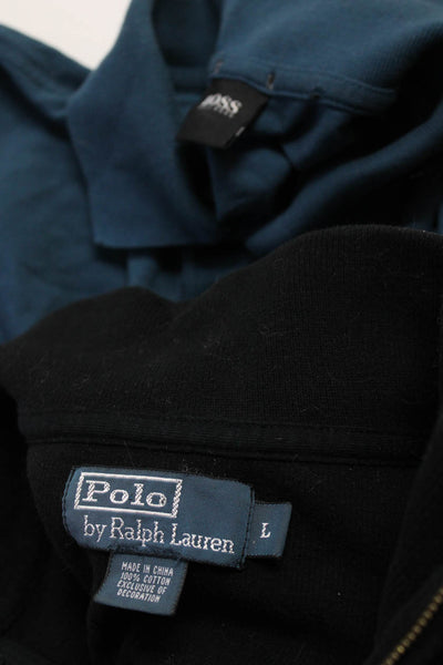 Boss Hugo Boss Polo Ralph Lauren Mens Polo Shirt Sweater Size Medium Large Lot 2