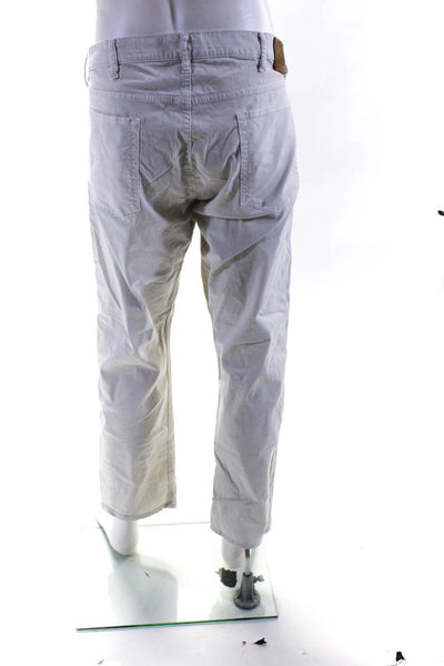 Polo Ralph Lauren Mens Zipper Fly Straight Leg Chino Pants White Size 40x30