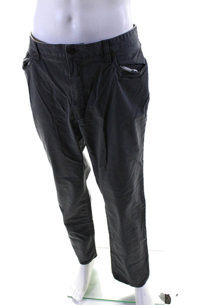 Polo Ralph Lauren Mens Zipper Fly Straight Leg Chino Pants Gray Size 40x30