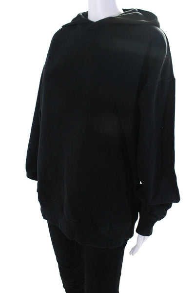 Stockholm Atelier & Other Stories Womens Cotton Oversized Hoodie Black Size S