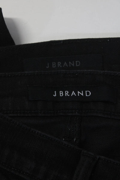 J Brand Womens Faded Black High Rise Skinny Leg Denim Jeans Size 26 lot 2