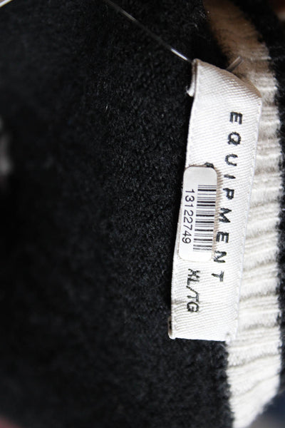 Equipment Womens Nartelle Sweater Black Size 14 13122797