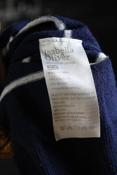 Isabella Oliver Womens Danielle Maternity Sweater Blue Size 4 14205619