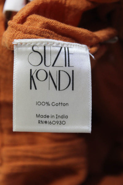 Suzie Kondi  Kids Evia Harem Jumpsuit Gauze Autumn Maple Size 4