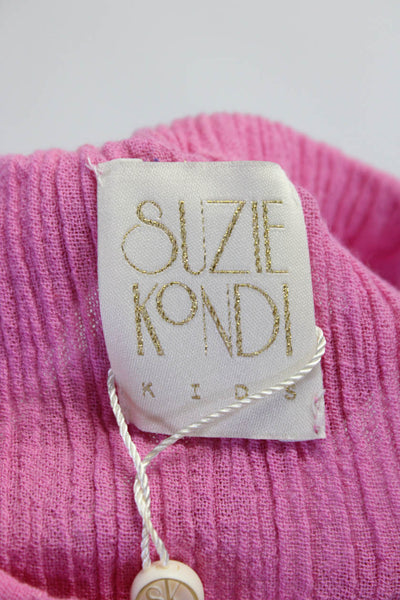 Suzie Kondi  Kids Evia Harem Jumpsuit Gauze Pink Cosmos Size 10