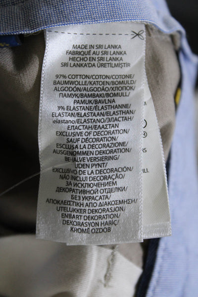 Polo Ralph Lauren Mens Straight Fit Chino Khaki Pants Beige Cotton Size 36X30