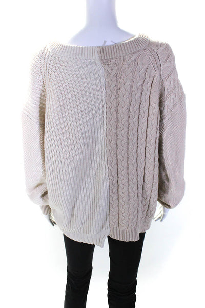 VEDA Womens Pecos Sweater Off-White Size 16 13013056