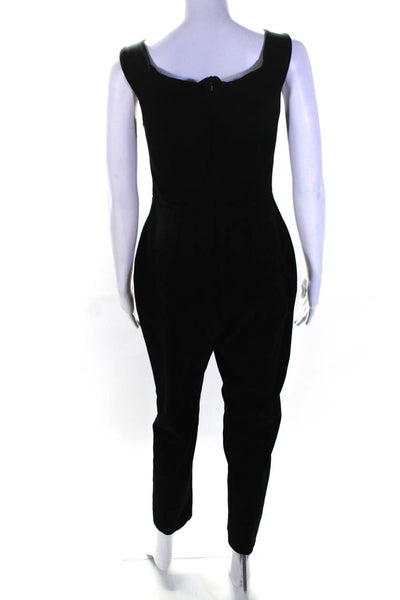 Susana Monaco Womens Black Off The Shoulder Jumpsuit Black Size 8 12516282