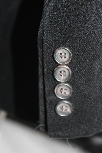 Lauren Ralph Lauren Mens Two Button Blazer Jacket Black Size 46 Long