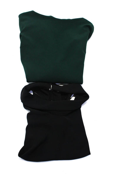Zara Woman Womens 3/4 Sleeves Dress Tank Top Green Black Size Medium Lot 2