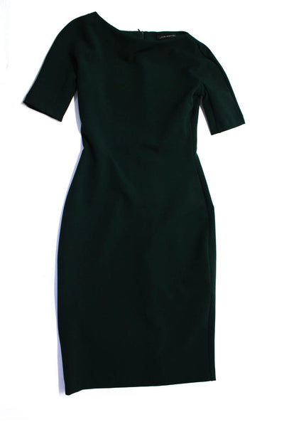 Zara Woman Womens 3/4 Sleeves Dress Tank Top Green Black Size Medium Lot 2