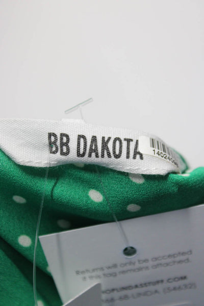 BB Dakota Womens Dotty By Nature Top Green Size 0 14024176