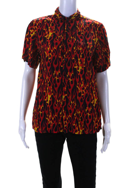 R13 Womens Red Tony Shirt Red Size 0 13380965