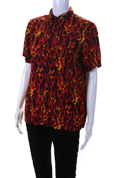 R13 Womens Red Tony Shirt Red Size 0 13380965