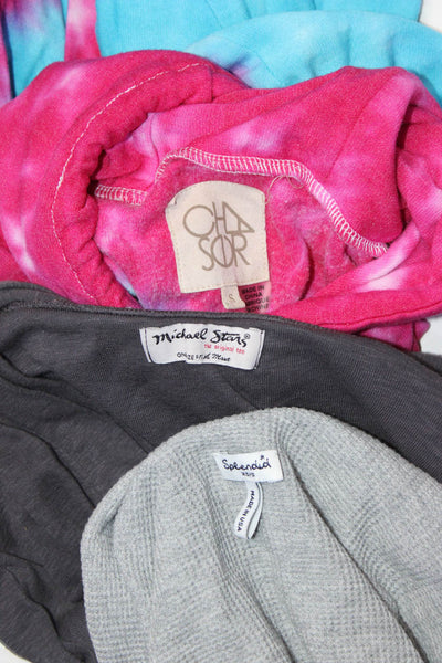 Chaser Michael Stars Womens Hoodie Sweaters Pink Blue Gray Size XS S OS Lot 3