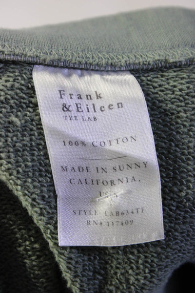 Frank & Eileen Womens Catherine Wide Leg Crop Favorite Sweatpants Sage Medium
