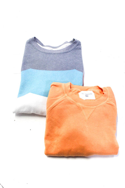 SOL ANGELES Womens Crewneck Long Sleeves Pullover Sweatshirt Orange Size S Lot 2