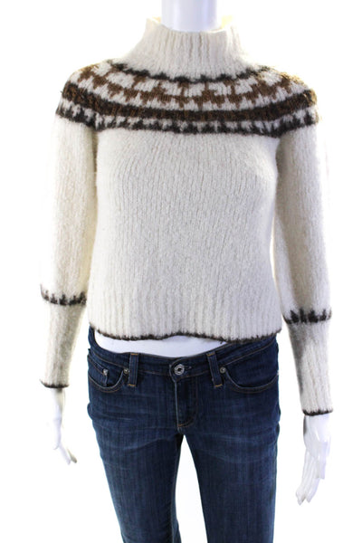 Nicholas Womens Polina Sweater Off-White Size 4 14150107