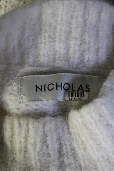 Nicholas Womens Polina Sweater Off-White Size 4 14150107