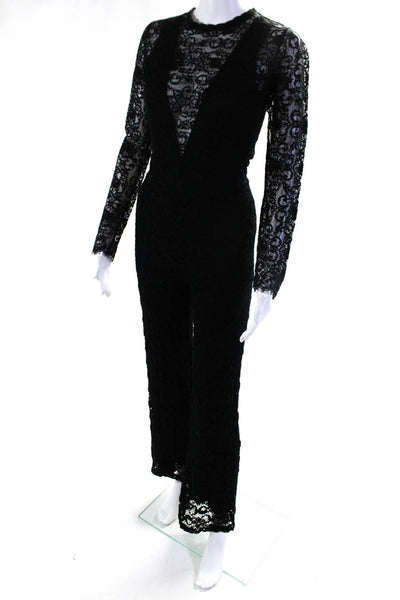 Nightcap Womens Serata Jumpsuit Black Size 0 12570320