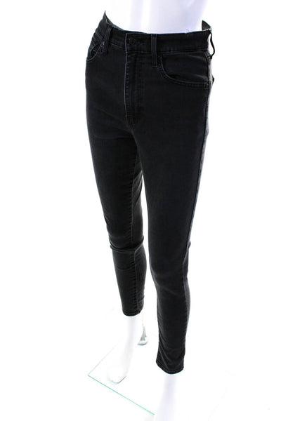 Levi's Womens Black Mile High Skinny Jeans Black Size 10 13736037