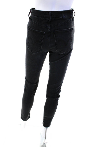 Levi's Womens Black Mile High Skinny Jeans Black Size 10 13736037